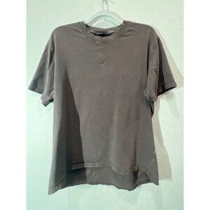 Ninth Hall Fundamentals Mens Brown Boxy Fit Logo T-Shirt Size L